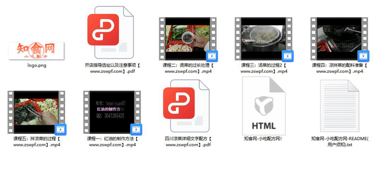 图片[2]-pf026、何师傅四川凉菜技术配方视频教程-知食网