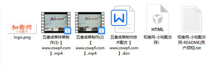 图片[2]-pf047、米师傅五香卤菜技术配方视频教程-知食网