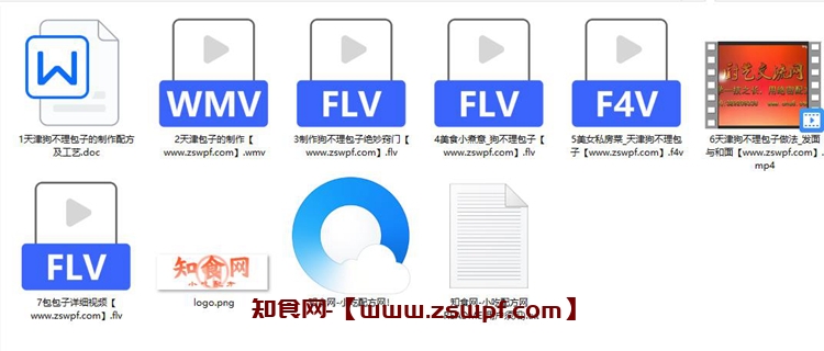 图片[2]-pf166、天津狗不理包子技术配方视频教程-知食网