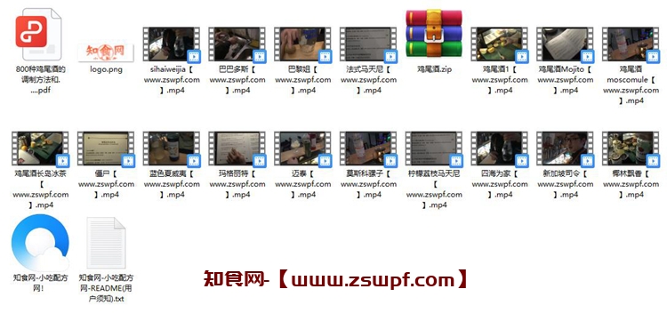 图片[2]-pf192、鸡尾酒调酒技术配方视频教程-知食网