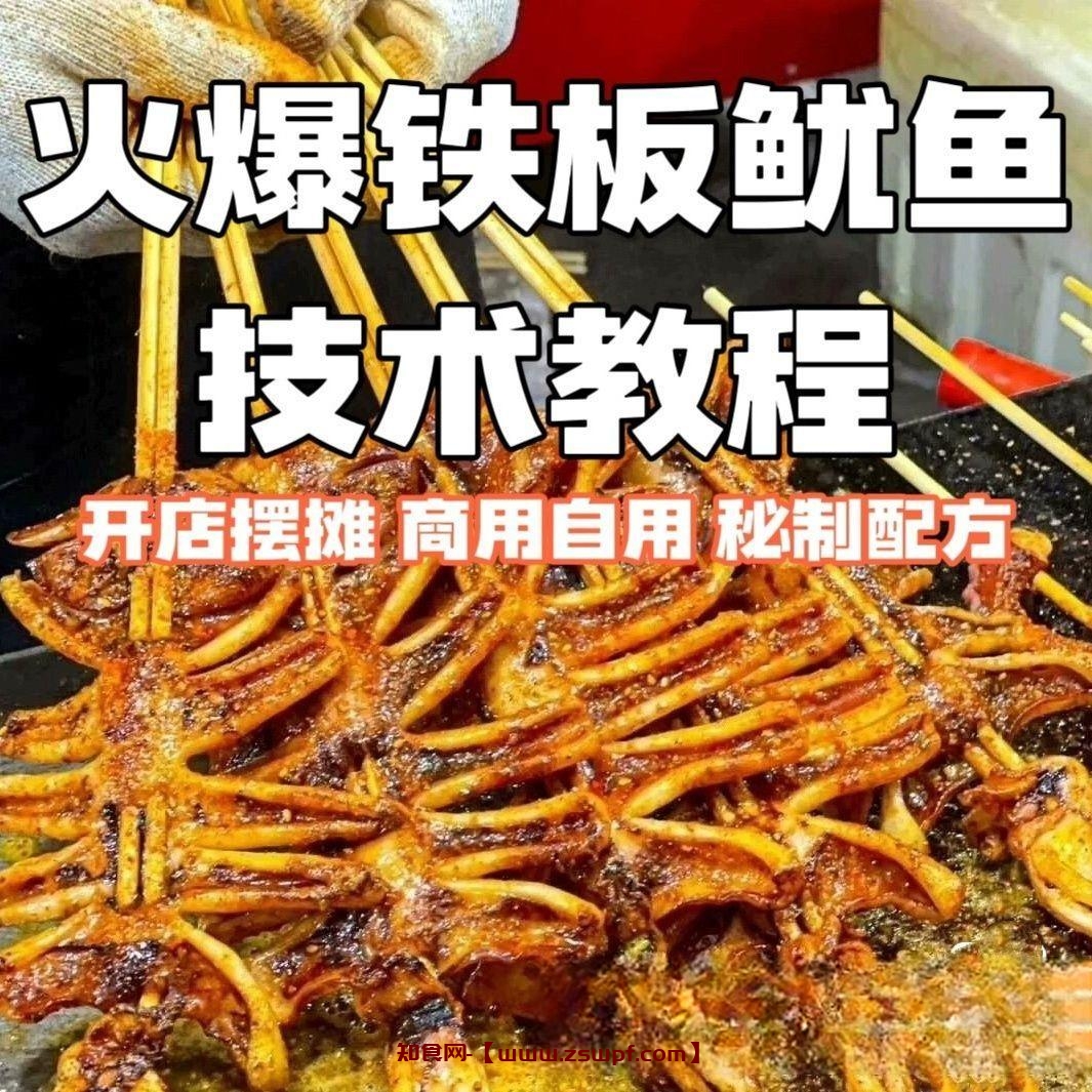 pf417、铁板鱿鱼配方技术视频教程商用摆台自用视频教程配比精确资料-知食网